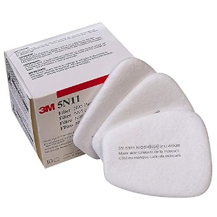 3M PARTICULATE FILTER 5N11, N95. 10PCS/PACK